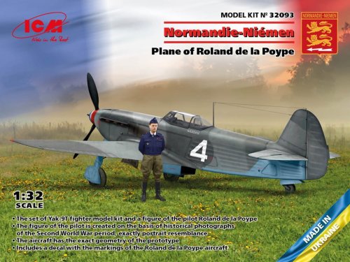 Przejdź do produktu ICM 32093 - 1:32 Yak-9T Normandie-Niemen Plane of Roland de la Poype