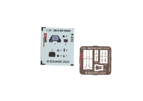 Przejdź do produktu Eduard 3DL72007 - 1:72 P-51C Space 3D Decals + PE