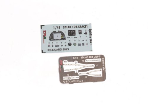 Przejdź do produktu Eduard 3DL48102 - 1:48 Spitfire Mk.I Space 3D Decals + PE