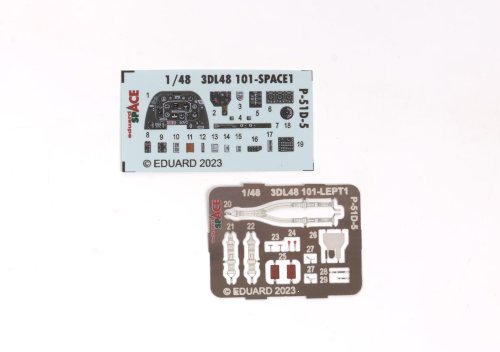 Przejdź do produktu Eduard 3DL48101 - 1:48 P-51D-5 Space 3D Decals + PE