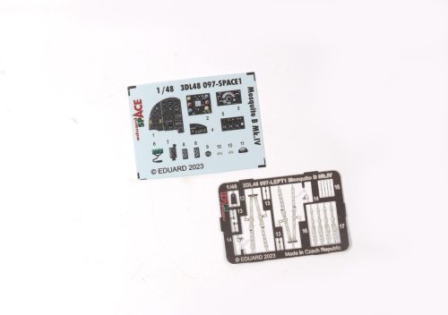 Przejdź do produktu Eduard 3DL48097 - 1:48 Mosquito B Mk.IV Space 3D Decals + PE