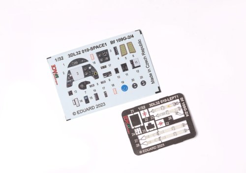 Przejdź do produktu Eduard 3DL32010 - 1:32 Bf 109G-2/4 Space 3D Decals + PE