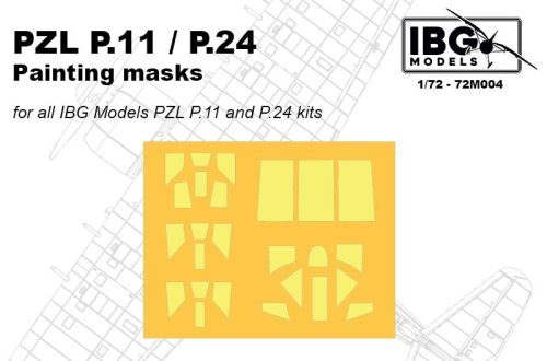 Przejdź do produktu IBG 72M004 - 1:72 PZL P.11 / P.24 Painting Masks for IBG Models