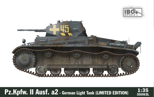 Przejdź do produktu IBG 35083L - 1:35 Pz.Kpfw. II Ausf. a2 - German Light Tank Limited Edition
