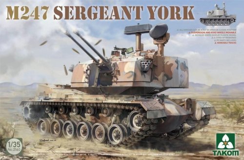 Przejdź do produktu Takom 2160 - 1:35 M247 Sergeant York