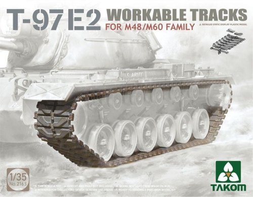 Przejdź do produktu Takom 2163 - 1:35 T-97E2 Workable Tracks for M48/M60 family