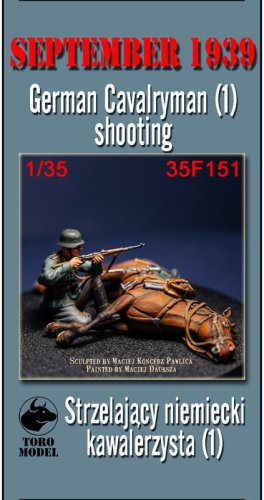 Przejdź do produktu Toro Model 35F151 - 1:35 Wrzesień 1939 - Strzelający niemiecki kawalerzysta (1)