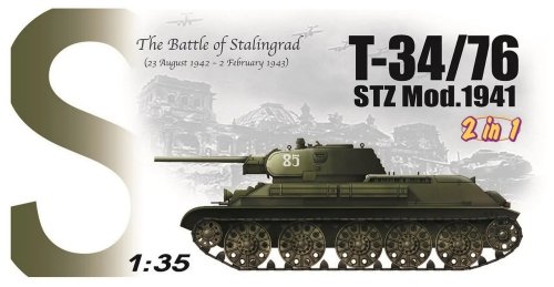 Przejdź do produktu Dragon 6448 - 1:35 T-34/76 STZ Mod.1941 2 in 1 The Battle of Stalingrad
