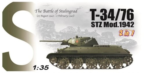 Przejdź do produktu Dragon 6453 - 1:35 T-34/76 STZ Mod.1942 2 in 1 The Battle of Stalingrad