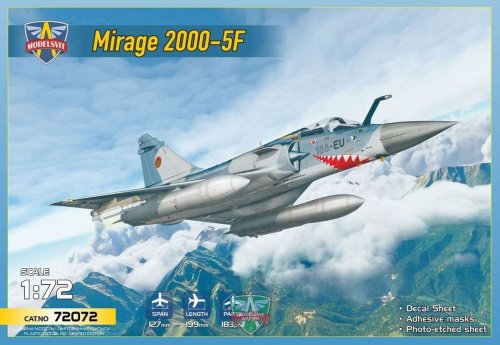 Przejdź do produktu Modelsvit 72072 - 1:72 Mirage 2000-5F