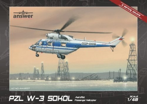 Przejdź do produktu Answer AA48007 - 1:48 PZL W-3 Sokół Aeroflot