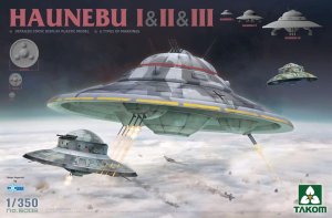 Takom 6008 - 1:350 Haunebu I&II&III