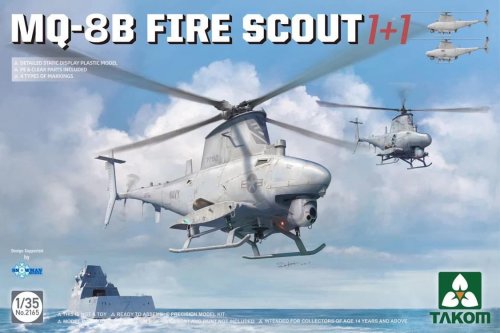 Przejdź do produktu Takom 2165 - 1:35 MQ-8B Fire Scout 1+1