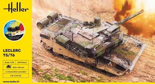 Przejdź do produktu Heller 57142 - 1:35 Leclerc T5/T6 model z farbami