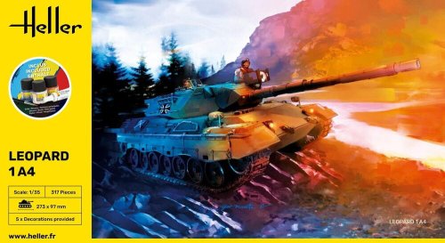 Przejdź do produktu Heller 57126 - 1:35 Leopard 1A4 model z farbami