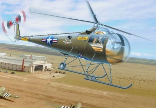 Przejdź do produktu AMP 32002 - 1:32 Brantly B-2 American Light Helicopter