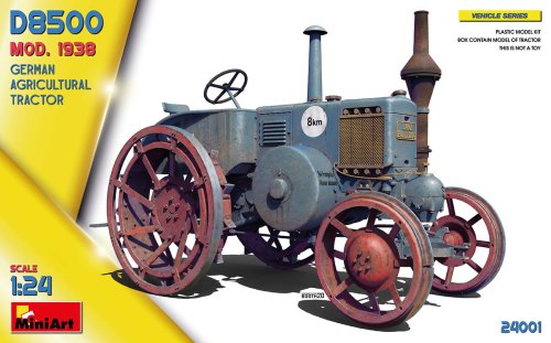 Przejdź do produktu Miniart 24001 - 1:24 D8500 Mod. 1938 German Agricultural Tractor