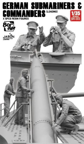 Przejdź do produktu Border BR003 - 1:35 German Submariners & Commanders Loading Set of  5 Figures