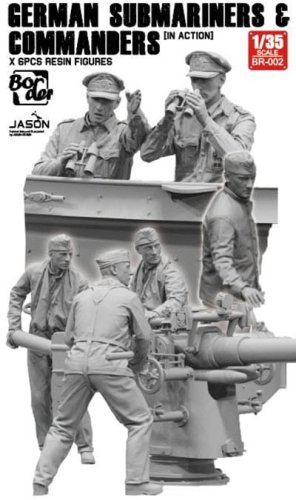Przejdź do produktu Border BR002 - 1:35 German Submariners & Commanders in action Set of 6 Figures