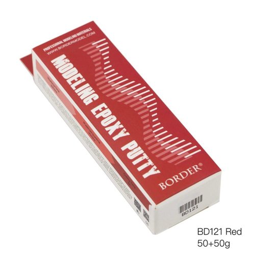 Przejdź do produktu Border BD0121 - Szpachlówka epoksydowa dwuskładnikowa czerwona 50g + 50g