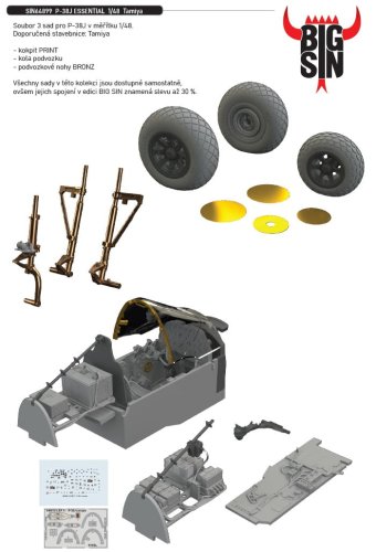Przejdź do produktu Eduard SIN64899 - 1:48 P-38J Essential