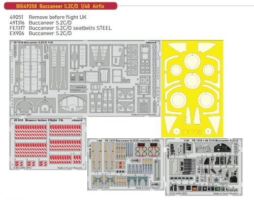 Przejdź do produktu Eduard BIG49358 - 1:48 Buccaneer S.2C/D