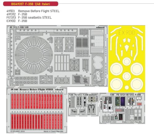 Przejdź do produktu Eduard BIG49357 - 1:48 F-35B