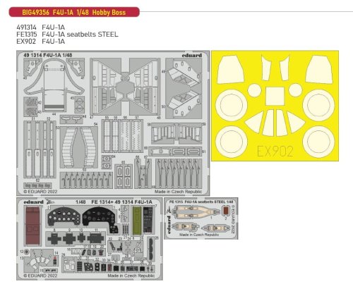Przejdź do produktu Eduard BIG49356 - 1:48 F4U-1A