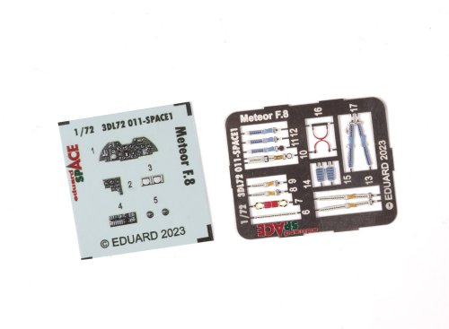 Przejdź do produktu Eduard 3DL72011 - 1:72 Meteor F.8 Space 3D Decals + PE