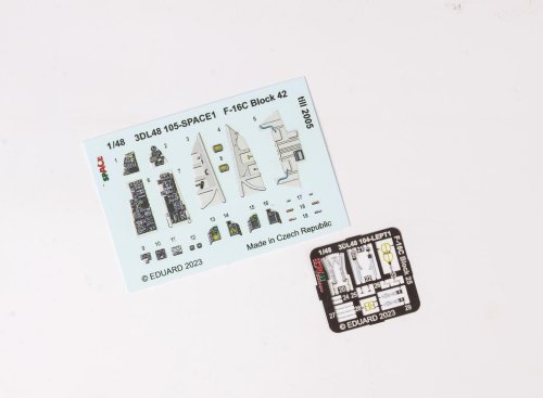 Przejdź do produktu Eduard 3DL48105 - 1:48 F-16C Block 42 till 2005 Space 3D Decals + PE
