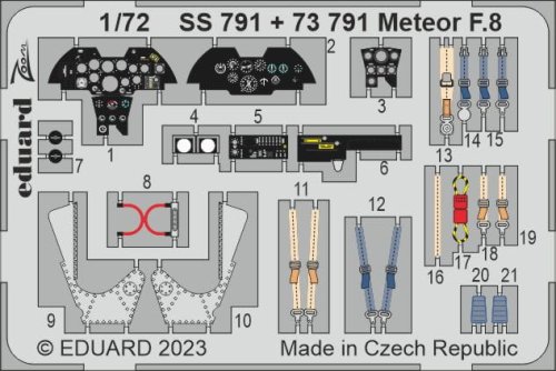 Przejdź do produktu Eduard SS791 - 1:72 Meteor F.8