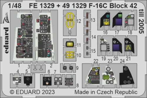 Przejdź do produktu Eduard FE1329 - 1:48 F-16C Block 42 till 2005
