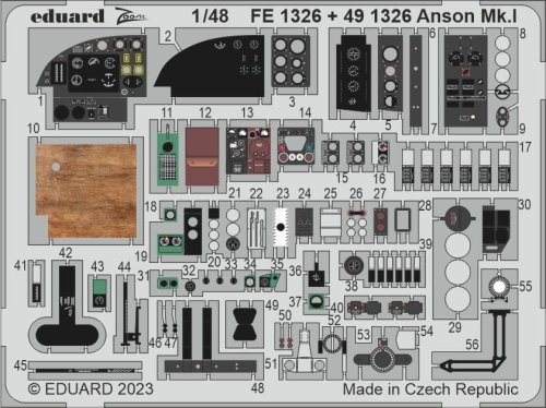 Przejdź do produktu Eduard FE1326 - 1:48 Anson Mk.I