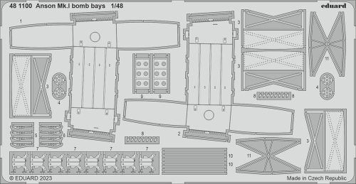 Przejdź do produktu Eduard 481100 - 1:48 Anson Mk.I bomb bays