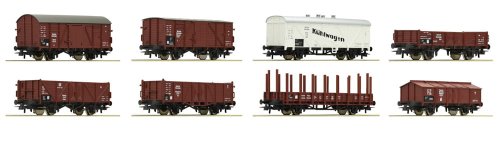 Przejdź do produktu Roco 44003 H0 - Zestaw 8 wagonów towarowych DRG