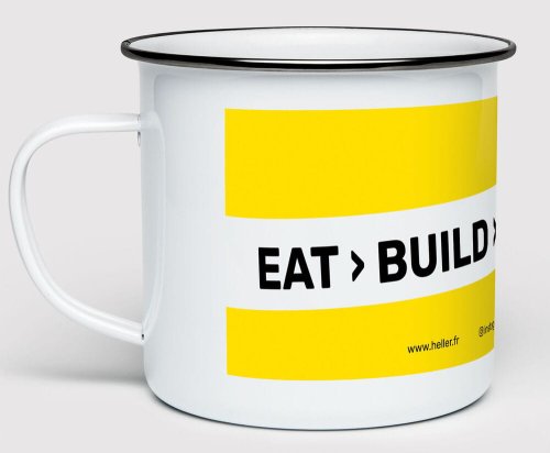 Przejdź do produktu Heller 96503 - kubek firmowy 0.3 L > Eat > Build > Sleep > Repeat
