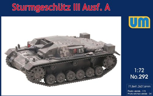 Przejdź do produktu Unimodels 292 - 1:72 Sturmgeschutz III Ausf. A