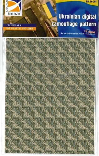 Przejdź do produktu Breeze Decals 24-001 - 1:24 Ukrainian Digital Camouflage Pattern