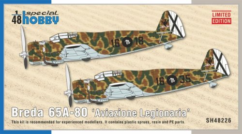 Przejdź do produktu Special Hobby 48226 - 1:48 Breda 65A-80 Aviazione Legionaria