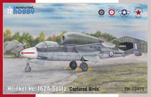 Special Hobby 72475 - 1:72 Heinkel He 162A Spatz Captured Birds