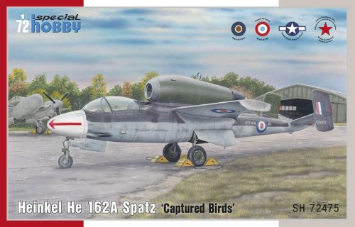 Przejdź do produktu Special Hobby 72475 - 1:72 Heinkel He 162A Spatz Captured Birds