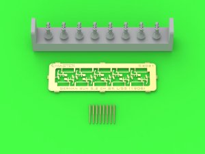 Master SM-350-114 - 1:350 Niemieckie działa 5,2 cm SK L/55 krążownika SMS Emden
