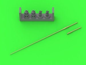 Master GM-72-019 - 1:72 Niemiecka antena prętowa 1,4m z okresu II w. św. do zestawu radiowego Fu 7