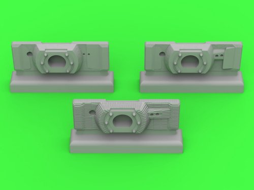 Przejdź do produktu Master GM-72-023 - 1:72 PzKpfw VI Tiger I osłony jarzma 3 opcjonalne typy do stosowania z lufami z zestawów GM-72-021 & GM-72-022
