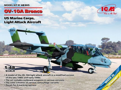 Przejdź do produktu ICM 48305 - 1:48 OV-10A U.S. Marine Corps Light Attack Aircraft