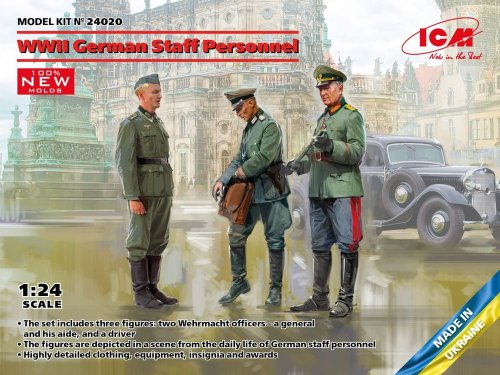 Przejdź do produktu ICM 24020 - 1:24 WWII German Staff Personnel