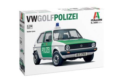 Przejdź do produktu Italeri 3666 - 1:24 VW Golf Polizei