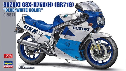 Przejdź do produktu Hasegawa 21746 - 1:12 Suzuki GSX-R750(H) GR71G Blue/White Color 1987