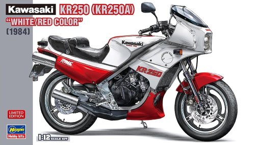 Przejdź do produktu Hasegawa 21745 - 1:12 Kawasaki KR250 White/Red Color 1984