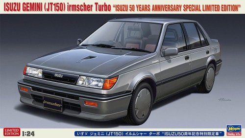 Przejdź do produktu Hasegawa 20586 - 1:24 Isuzu Gemini JT150 Irmscher Turbo Isuzu 50 Years Anniversary Special limited Edition